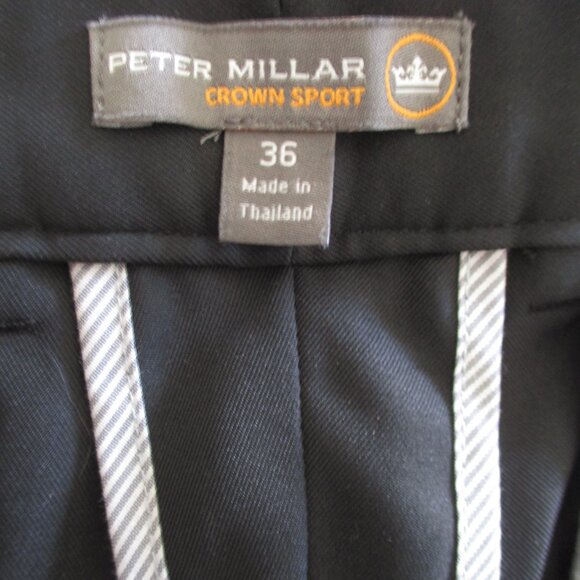 Peter Millar Crown Sport Mens "USC" Black Poly Golf Short Pant NWOT - Size 36W - Picture 4 of 4